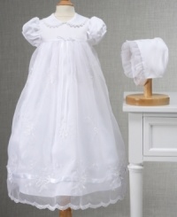 Your beautiful girl needs a dress to match for such a special occasion. She'll look priceless in this christening gown from Lauren Madison. Your beautiful girl needs a dress to match for such a special occasion. She'll look priceless in this christening gown from Lauren Madison.