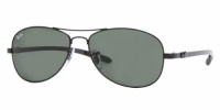Ray-Ban RB8301 002 Black W/Carbon Fiber Temp Sunglasses Ray-Ban RB8301 002 Black W/Carbon Fiber Temp Sunglasses