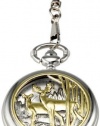 FMD Silver-Tone Dial Brass Pocket Watch ZRT15014F9