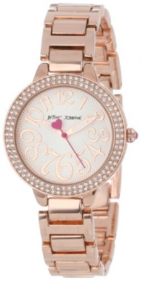 Betsey Johnson Women's BJ00235-02 Analog Rose Gold Bracelet Watch Betsey Johnson Women's BJ00235-02 Analog Rose Gold Bracelet Watch