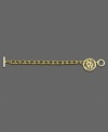 Simple and classic, this AK Anne Klein bracelet is perfect for every day. Crafted in goldtone mixed metal with a bar and toggle closure. Approximate length: 7-1/2 inches.