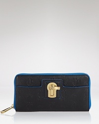 No purse is complete without the right accessories, and Juicy Couture's leather wallet ensures fabulous daytime style. Cleverly designed with multiple pockets, it's an effortless essential. No purse is complete without the right accessories, and Juicy Couture's leather wallet ensures fabulous daytime style. Cleverly designed with multiple pockets, it's an effortless essential.