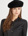 Classic felt beret for a timeless chic look.80% acrylic/20% polyester Specialist clean only Made in USA of imported material 