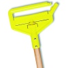 Rubbermaid Commercial FGH11500 Invader Side Gate Wet Mop Hardwood Handle with Large Yellow Plastic Head, 54 Length