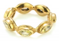 MELINDA MARIA Gwyneth Collection Gold-Plated Ring, Size 7 MELINDA MARIA Gwyneth Collection Gold-Plated Ring, Size 7