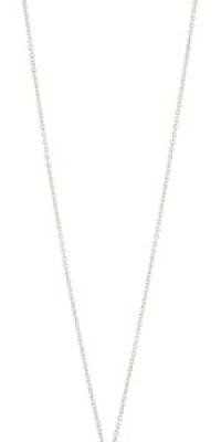 T Tahari Silver and Crystal Tear Drop Pendant Necklace T Tahari Silver and Crystal Tear Drop Pendant Necklace