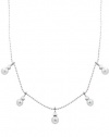 Effy Jewlery White Gold Diamond and Pearl Necklace, 4.16 TCW