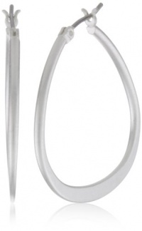 Kenneth Cole New York Silver-Tone Teardrop Hoop Earrings Kenneth Cole New York Silver-Tone Teardrop Hoop Earrings