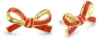 Kate Spade New York Skinny Mini Bow Red Stud Earrings