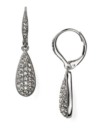 An easy shot of sparkle that makes every outfit a little more glamorous - this pair of crystal-set teardrop earrings from Nadri go everywhere (and look great doing it.) An easy shot of sparkle that makes every outfit a little more glamorous - this pair of crystal-set teardrop earrings from Nadri go everywhere (and look great doing it.)