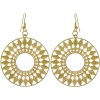 1 7/8 Lightweight Filigree Sun Earrings In Gold
