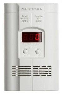 Kidde KN-COEG-3 Nighthawk Plug-In Carbon Monoxide and Explosive Gas Alarm with Battery Backup