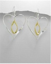 Heart Earrings In Sterling Silver