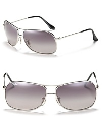 Ray-Ban's square aviators with a wrap body and double bridge design, stylish sunglasses that compliment almost any face shape. Ray-Ban's square aviators with a wrap body and double bridge design, stylish sunglasses that compliment almost any face shape.