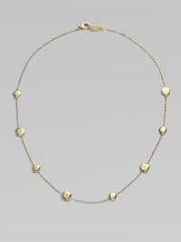 From the Glamazon Collection. This 18k gold creation defines understated elegance.18k gold Adjustable chain length, about 16-18 Lobster clasp Made in Italy From the Glamazon Collection. This 18k gold creation defines understated elegance.18k gold Adjustable chain length, about 16-18 Lobster clasp Made in Italy