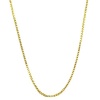 10 Karat Yellow Gold Venetain Box Chain (0.6 mm Thick)