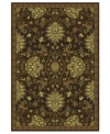 The bold and the beautiful! With lush blooms and a rich dark chocolate hue, this St. Lawrence rug offers a perfectly modern take on traditionally elegant styling. Crafted of durable polypropylene for years of long-lasting beauty.
