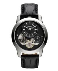 Fossil puts a twist on classic with this attractive Grant collection watch. Fossil puts a twist on classic with this attractive Grant collection watch.