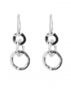 Barse Sterling Silver Hammered Ring Earrings