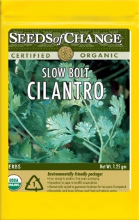 Seeds of Change S11046 Certified Organic Santo Cilantro, Slow Bolt Seeds of Change S11046 Certified Organic Santo Cilantro, Slow Bolt