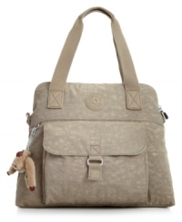 Packable and ready for work or play, this roomy tote from Kipling is an everyday essential. Made from durable nylon with sturdy straps and plenty of pockets, it's ideally sized for shopping trips or jaunts to the gym. Packable and ready for work or play, this roomy tote from Kipling is an everyday essential. Made from durable nylon with sturdy straps and plenty of pockets, it's ideally sized for shopping trips or jaunts to the gym.