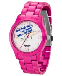 With a design created by music superstar Pink, the purchase of this Whatever It Takes watch helps support those in need. With a design created by music superstar Pink, the purchase of this Whatever It Takes watch helps support those in need.