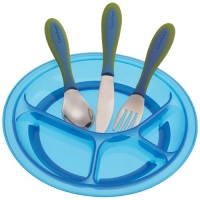 Gerber Graduates BPA Free Toddler Feeding Set, 3 Piece, Colors May Vary Gerber Graduates BPA Free Toddler Feeding Set, 3 Piece, Colors May Vary