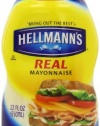 Hellmann's Real Mayonnaise, 22 Ounce (Pack of 3)