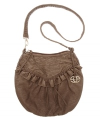 Flirt with country-chic style: super-girly ruffles adorn the Dusk Till Dawn shoulder bag. Flirt with country-chic style: super-girly ruffles adorn the Dusk Till Dawn shoulder bag.