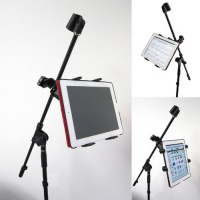 ChargerCity Music Mic Microphone Stand Tablet Mount with 360° Swivel Adjustment Holder for New Apple iPad iPad 2 3 Google Nexus 7 8 10 Amazon Kindle Fire HD 7 8.9 Surface BN Nook Color Samsung Galaxy Tab Note & other 7 to 10 Music Tablets (iPad & Mic S ChargerCity Music Mic Microphone Stand Tablet Mount with 360° Swivel Adjustment Holder for New Apple iPad iPad 2 3 Google Nexus 7 8 10 Amazon Kindle Fire HD 7 8.9 Surface BN Nook Color Samsung Galaxy Tab Note & other 7 to 10 Music Tablets (iPad & Mic S