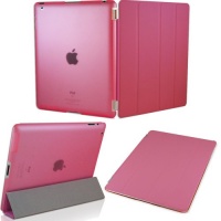 KHOMO ® DUAL CASE Pink Smart Cover FRONT + Pink Crystal Back Protector with Rubberized texture for Apple iPad 2 , iPad 3 & iPad 4 (The new iPad HD) KHOMO ® DUAL CASE Pink Smart Cover FRONT + Pink Crystal Back Protector with Rubberized texture for Apple iPad 2 , iPad 3 & iPad 4 (The new iPad HD)