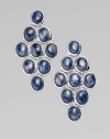 From the Scultura Collection. A beautiful cascade of linked kyanite cabochons set in sterling silver. KyaniteSterling silverLength, about 2Post backImported 