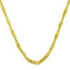 14 Karat Yellow Gold 1 mm Singapore Chain (18 inch)