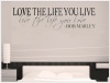 Bob Marley Quote Wall Decal Decor Love Life Words Large Nice Sticker Text