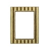 This hand-finished frame combines classic lines with modern sophistication. Accented with chocolate and cream colored enameled stripes with jonquil and smoked topaz Swarovski® crystals it's a fashionable way to display your favorite photos.