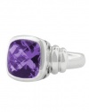 Effy Jewlery Sterling Silver Amethyst Ring, 5.00 TCW Ring size 7