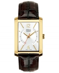 Traditional with a modern edge, this handsome Synthesis collection watch from esQ Movado completes your signature look. Traditional with a modern edge, this handsome Synthesis collection watch from esQ Movado completes your signature look.