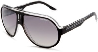 Carrera Speedway Aviator Sunglasses ,Black Crystal Silver Frame/Gry Mir Grd Slv Lens,one size Carrera Speedway Aviator Sunglasses ,Black Crystal Silver Frame/Gry Mir Grd Slv Lens,one size
