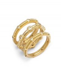 THE LOOKSet of three ringsPleated detailsCubic zirconia accentsGold vermeil-plated sterling silver settingTHE MEASUREMENTWidth, about .125ORIGINImported THE LOOKSet of three ringsPleated detailsCubic zirconia accentsGold vermeil-plated sterling silver settingTHE MEASUREMENTWidth, about .125ORIGINImported