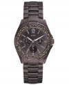 The Bronze Age is back with this dusky watch from GUESS. With multifunctional dials that keep you on schedule.