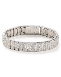 Opt for all-around style with this sparkling bracelet necklace from Lora Paolo. It's classic silhouette skews to the sophisticated side, but striking crystals give this piece a glam edge. Opt for all-around style with this sparkling bracelet necklace from Lora Paolo. It's classic silhouette skews to the sophisticated side, but striking crystals give this piece a glam edge.