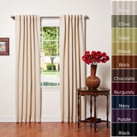 Solid Thermal Insulated Back Tap Blackout Curtain 95L- 1 Set-BEIGE Solid Thermal Insulated Back Tap Blackout Curtain 95L- 1 Set-BEIGE