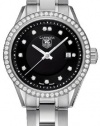 Tag Heuer Carrera Black Dial Diamond Ladies Watch WV1412BA0793