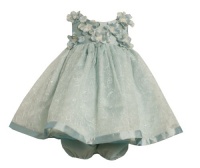 Bonnie Baby-girls Infant Embroidered Dress with Novelty Bodice, Sage, 18 Months Bonnie Baby-girls Infant Embroidered Dress with Novelty Bodice, Sage, 18 Months