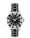 Bulova Women's 98R129 Diamond Accented Case Bracelet Black Dial Watch