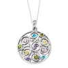 Genuine IceCarats Designer Jewelry Gift Sterling Silver Cz Kaleidoscope Of Wishes 18In Necklace In 18.00 Inch