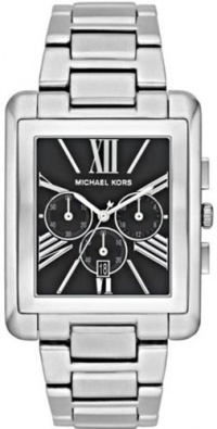 Women's Stainless Steel Square Quartz Date Chronograph Women's Stainless Steel Square Quartz Date Chronograph