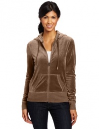 Calvin Klein Performance Women's Basic Solid Velour Hoodie Tee Calvin Klein Performance Women's Basic Solid Velour Hoodie Tee