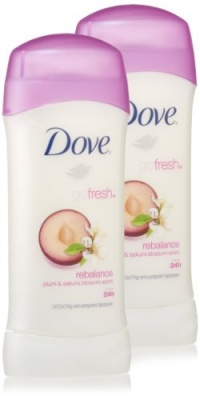 Dove Ultimate Go Fresh Rebalance AntiPerspirant Deodorant, Twin Pack, 5.2 Ounce Dove Ultimate Go Fresh Rebalance AntiPerspirant Deodorant, Twin Pack, 5.2 Ounce