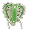 Cookie Cutter Vintage Style 925 Sterling Silver and Enamel Traditional Charm or Pendant